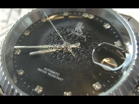 water condensation in watches